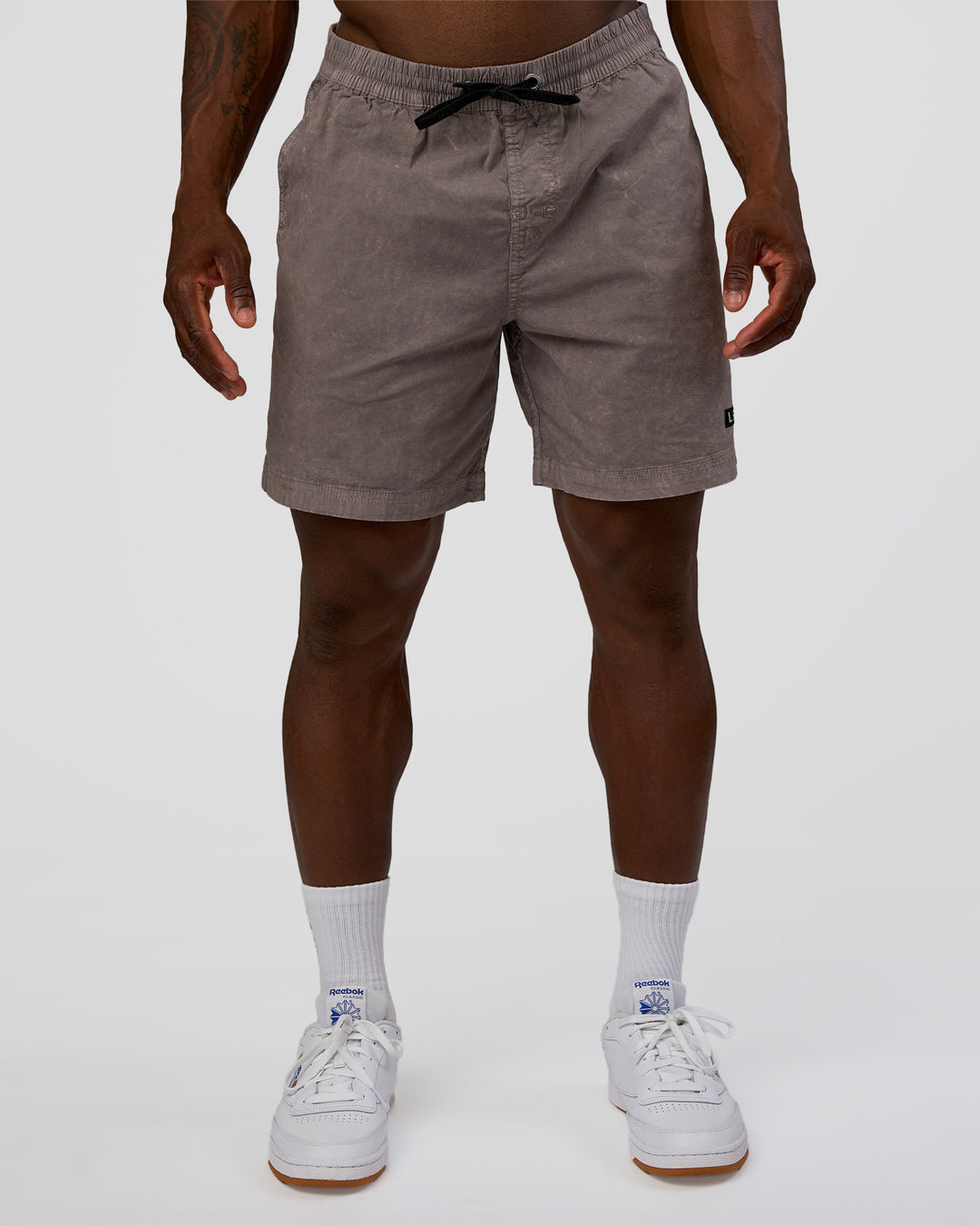 Man wearing Daily Pigment 7" Short - Pigment Storm Front | Model:Sam | Size:L - view 1