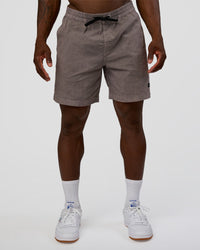 Man wearing Daily Pigment 7" Short - Pigment Storm Front | Model:Sam | Size:L | Thumbnail Index: 0