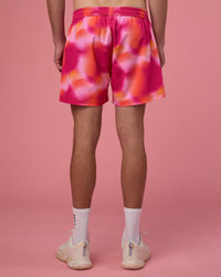 Man wearing Rep 5" Performance Short - Pink Glow Print | Model:Brandon | Size:L | Thumbnail Index: 3