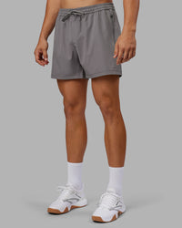 Man wearing Rep 5" Performance Short - Storm Front | Model:Jackson | Size:L | Thumbnail Index: 5