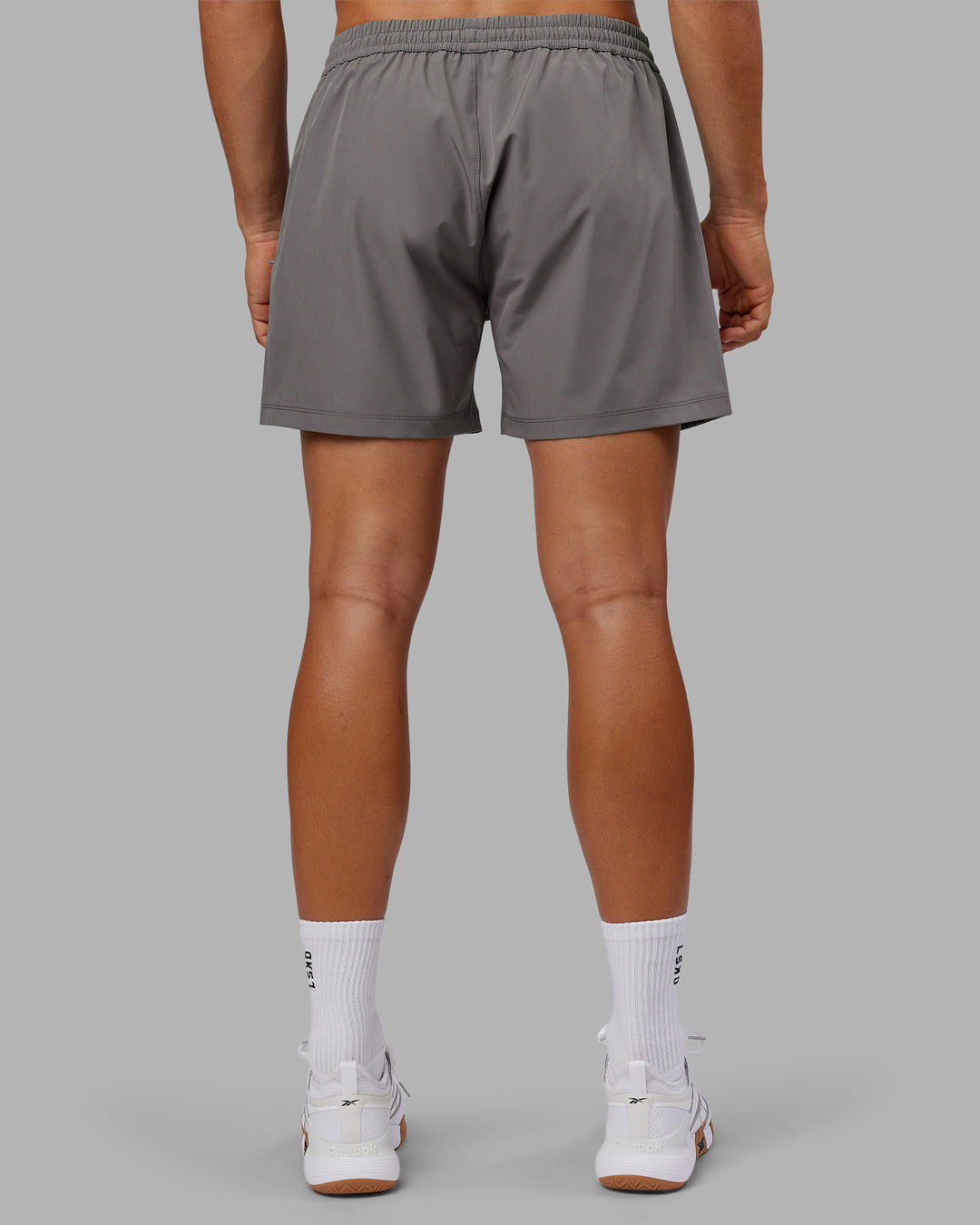 Man wearing Rep 5" Performance Short - Storm Front | Model:Jackson | Size:L - view 4