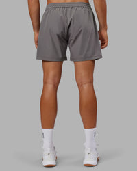 Man wearing Rep 5" Performance Short - Storm Front | Model:Jackson | Size:L | Thumbnail Index: 3