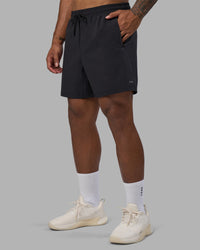 Man wearing Rep TRD Ripstop 7" Training Short - Black | Model:Xav | Size:L | Thumbnail Index: 15