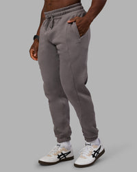 Man wearing Stream Panel Track Pants - Storm Front | Model:Sam | Size:L | Thumbnail Index: 0