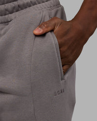 Man wearing Stream Panel Track Pants - Storm Front | Model:Sam | Size:L | Thumbnail Index: 10