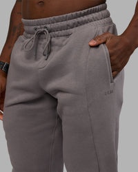 Man wearing Stream Panel Track Pants - Storm Front | Model:Sam | Size:L | Thumbnail Index: 4