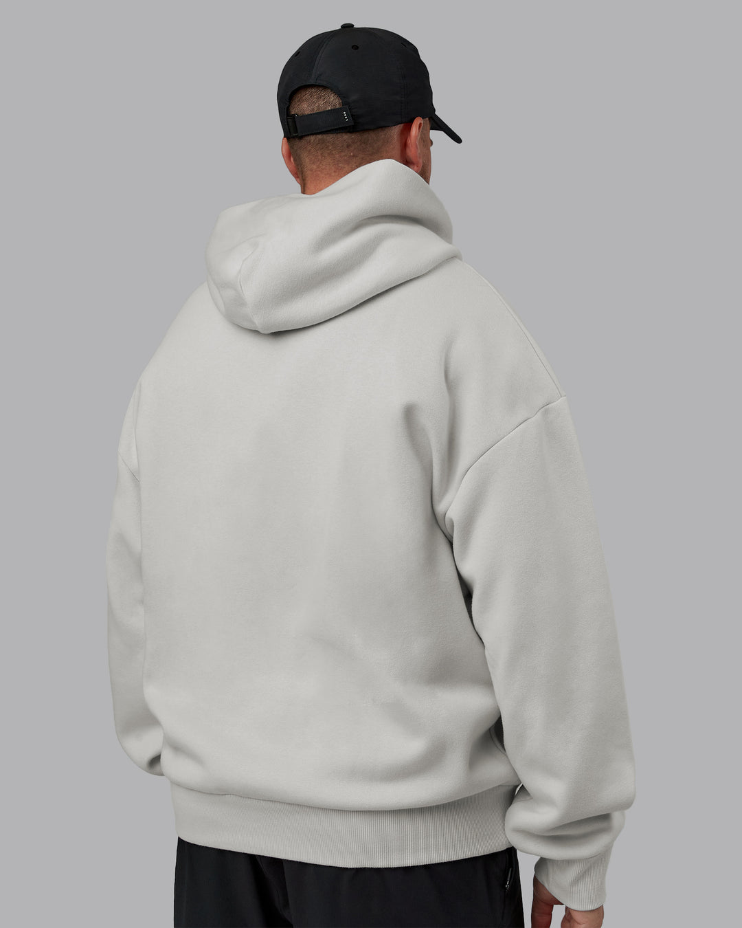 Man wearing MVP Oversized Hoodie - Digital Mist | Model:Macca | Size:L - view 4