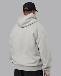 Man wearing MVP Oversized Hoodie - Digital Mist | Model:Macca | Size:L | Thumbnail Index: 3