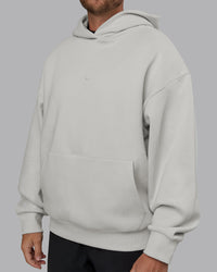 Man wearing MVP Oversized Hoodie - Digital Mist | Model:Macca | Size:L | Thumbnail Index: 6