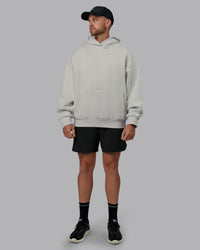 Man wearing MVP Oversized Hoodie - Digital Mist | Model:Macca | Size:L | Thumbnail Index: 5