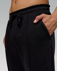 Man wearing Urban Cropped Track Pant - Black| Model:Kaelyb | Size:L | Thumbnail Index: 2