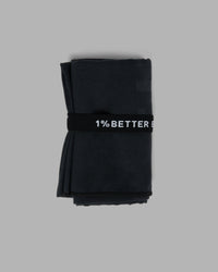 LSKD x Fitstop Lightweight Microfibre Towel 45x105cm - Black | Thumbnail Index: 2