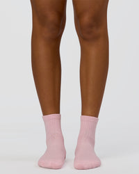 Love The Process Quarter Socks - Marshmallow-White | Thumbnail Index: 3