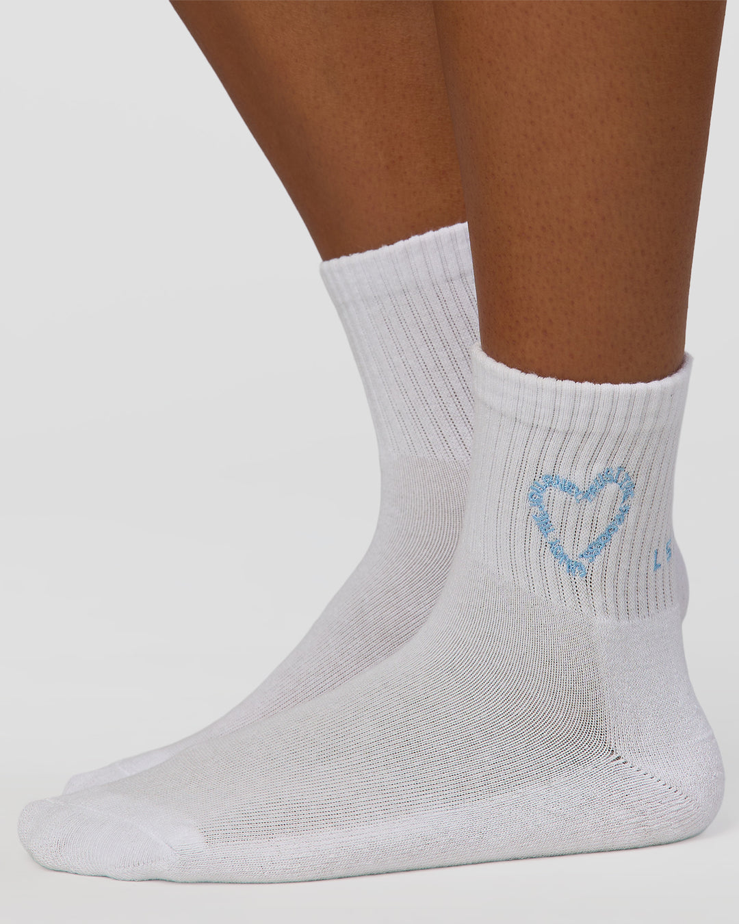 Love The Process Quarter Socks - White-Open Air - view 2
