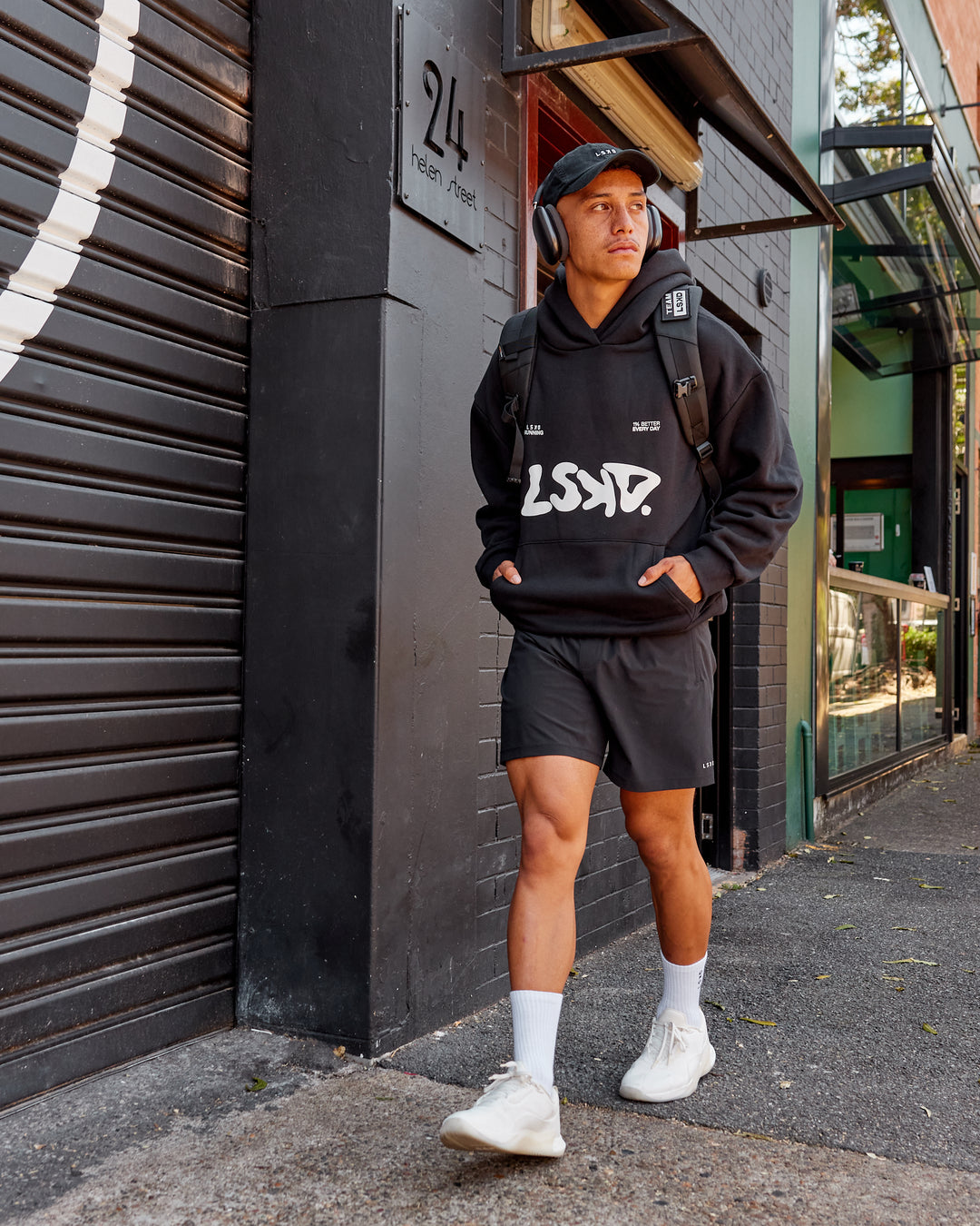 Model wearing Rep TRD Ripstop 7" Training Short - Black | Model: | Size: - view 12