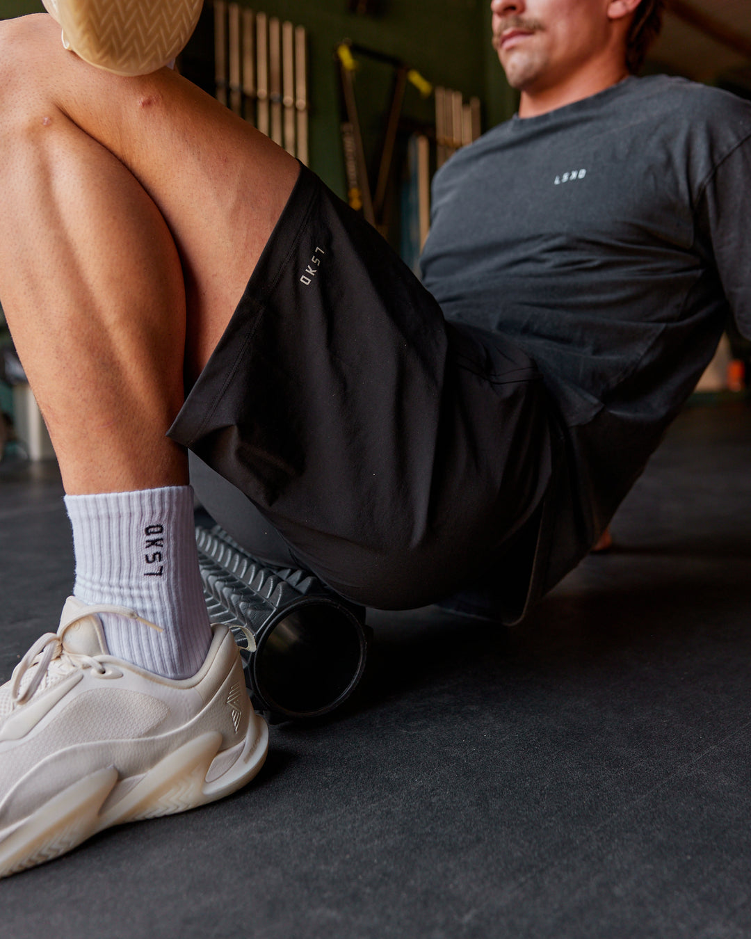Model wearing Rep TRD Ripstop 7" Training Short - Black | Model:Konnor | Size:M - view 13