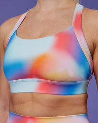 Woman wearing Advance Sports Bra - Rainbow Shade | Model:Mon | Size:M | Thumbnail Index: 6