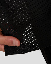 Man wearing AirCore Jersey - Black-Black | Model:Leandro | Size:M | Thumbnail Index: 1