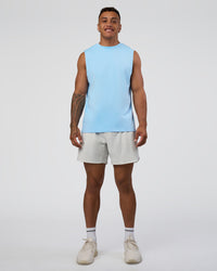 Man wearing AirTrack Muscle Tank - Open Air | Model:Daarian | Size:M | Thumbnail Index: 4