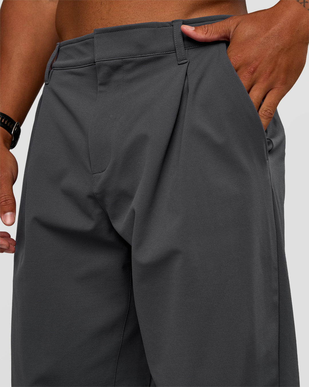 Man wearing All Day ZeroCrease™ Wide Leg Pant - Dark Storm | Model:Malebo | Size:M - view 7