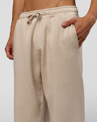 Man wearing Base Baggy Cuffed Track Pant - Shale Beige | Model:Albert | Size:M | | Thumbnail Index: 3