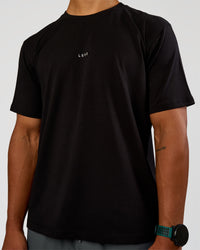 Base Heavyweight FLXCotton Tee Regular Fit -8cm - Black | Thumbnail Index: 5