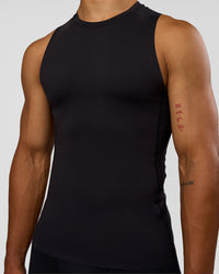 Man wearing BaseTech Tank - Black | Model:George | Size:M | Thumbnail Index: 4