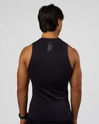 Man wearing BaseTech Tank - Black | Model:George | Size:M | Thumbnail Index: 6