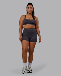 Woman wearing Bree Masters Velocity Sports Bra - Stormy | Thumbnail Index: 6