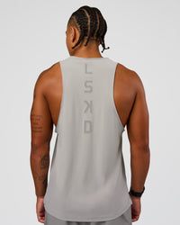Man wearing Cadence Swift Tank - Alloy | Model:Malebo | Size:M | Thumbnail Index: 4