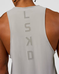 Man wearing Cadence Swift Tank - Alloy | Model:Malebo | Size:M | Thumbnail Index: 1