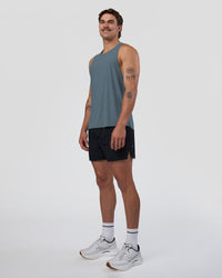 Man wearing Cadence Swift Tank - Blue Mirage | Model:Konnor | Size:M | Thumbnail Index: 5