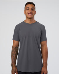 Man wearing Cadence Tee - Dark Storm | Model:Daarian | Size:M | Thumbnail Index: 0