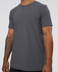 Man wearing Cadence Tee - Dark Storm | Model:Daarian | Size:M | Thumbnail Index: 5