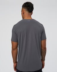 Man wearing Cadence Tee - Dark Storm | Model:Daarian | Size:M | Thumbnail Index: 2