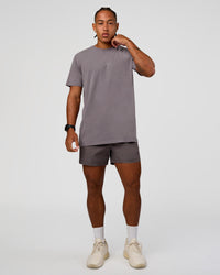 Man wearing Daily 5" Short - Duskstone | Model:Malebo | Size:M | Thumbnail Index: 2