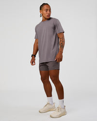 Man wearing Daily 5" Short - Duskstone | Model:Malebo | Size:M | Thumbnail Index: 5