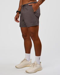 Man wearing Daily 5" Short - Duskstone | Model:Malebo | Size:M | Thumbnail Index: 0