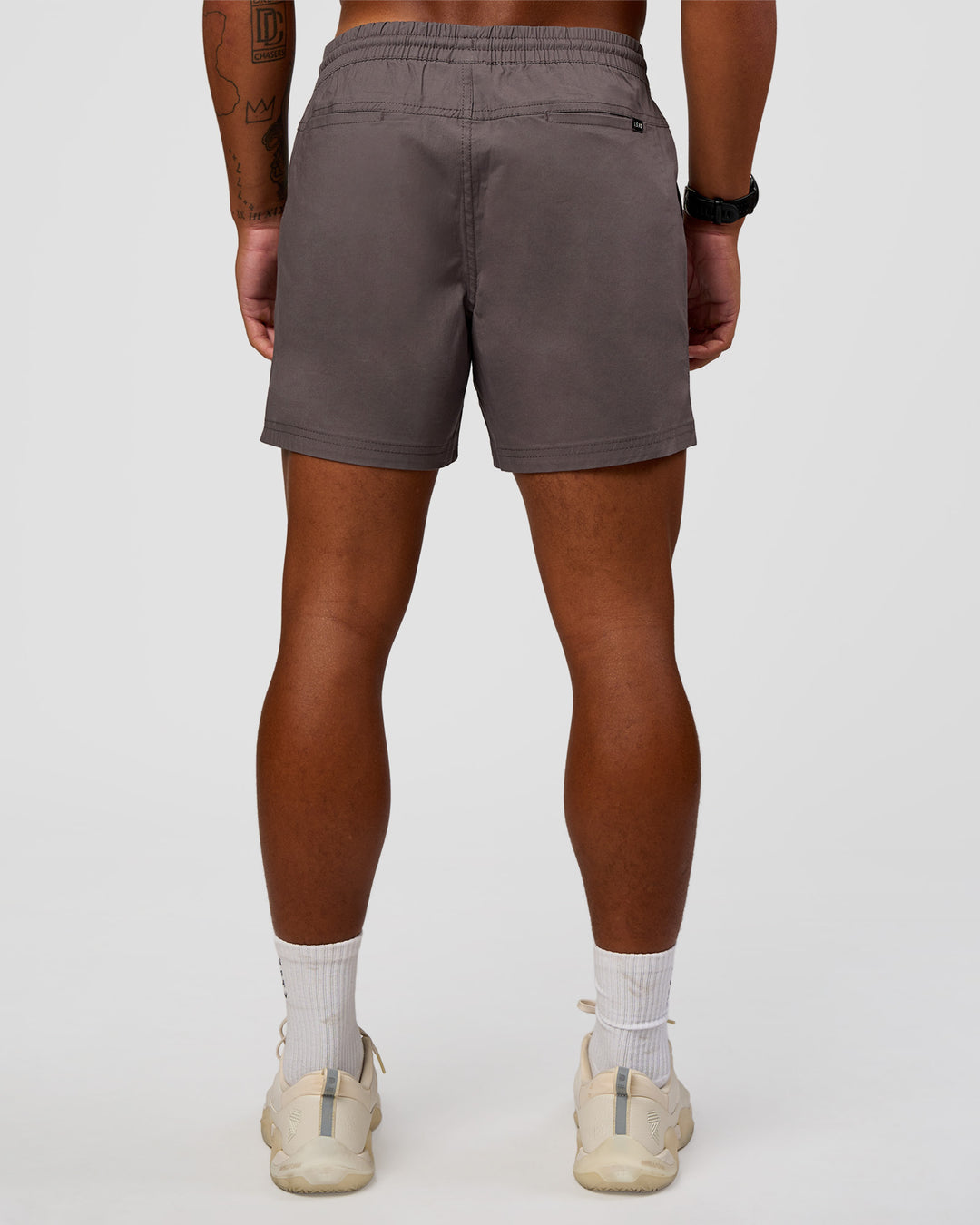 Man wearing Daily 5" Short - Duskstone | Model:Malebo | Size:M - view 4