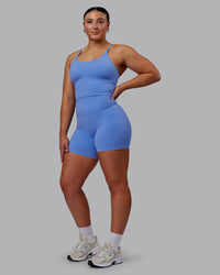 Woman wearing Elixir Active Tank - Ultramarine | Thumbnail Index: 0