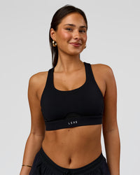 Fast-Track Sports Bra - Black | Thumbnail Index: 3