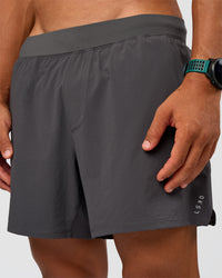 Man wearing Functional Training 5" Short - Dark Storm | Model:George | Size:M | Thumbnail Index: 9