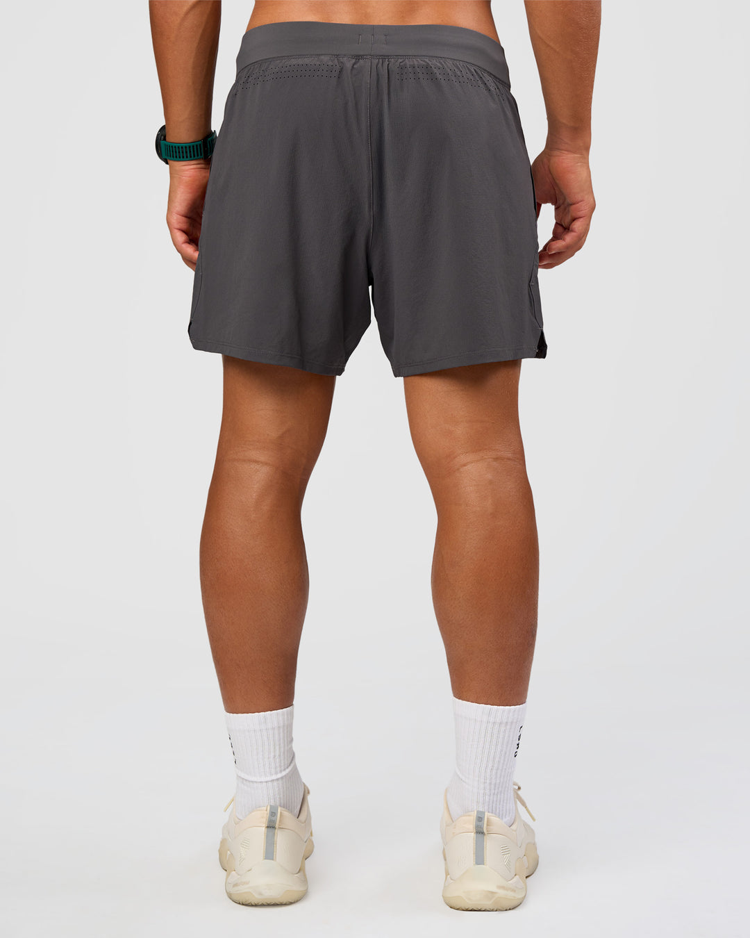 Man wearing Functional Training 5" Short - Dark Storm | Model:George | Size:M - view 5