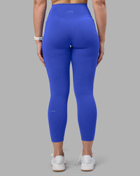 Woman wearing Fusion Ultra High-Rise 7/8 Legging Pockets - Power Cobalt | Model:Amy | Size:M | Thumbnail Index: 3
