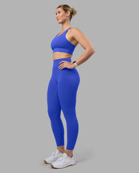 Woman wearing Fusion Ultra High-Rise 7/8 Legging - Power Cobalt | Model:Amy | Size:M | Thumbnail Index: 3