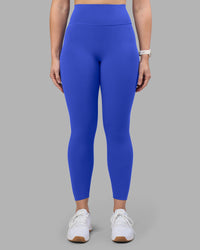 Woman wearing Fusion Ultra High-Rise 7/8 Legging - Power Cobalt | Model:Amy | Size:M | Thumbnail Index: 5