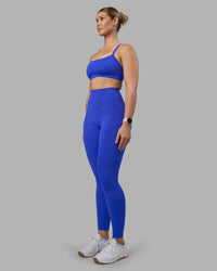 Woman wearing Fusion Ultra High-Rise Full Length Legging - Power Cobalt | Model:Amy | Size:M | Thumbnail Index: 5