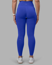 Woman wearing Fusion Ultra High-Rise Full Length Legging - Power Cobalt | Model:Amy | Size:M | Thumbnail Index: 7