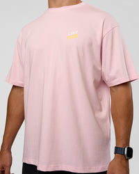 Man wearing Grace Grove FLXCotton Oversize Tee - Marshmallow | Model:Jaiden | Size:M | Thumbnail Index: 7