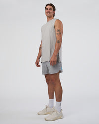 Man wearing Lift 6" Short - Alloy-Baltic Sea | Model:Konnor | Size:M | Thumbnail Index: 2